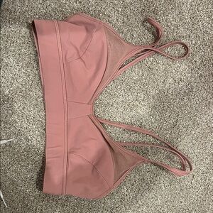 Lululemon Pink Strappy Bralette
